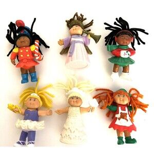 Cabbage Patch Kids PVC Toy Figures McDonald's Happy Meal 1992 1994 Lot of 6